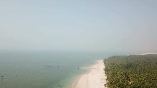 三亚海南文昌东郊椰林海洋沙滩