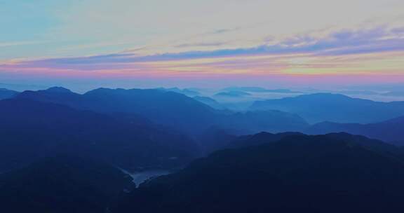 云南自然风光大山山上景观高山峡谷