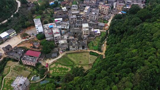 乡村风景和建筑