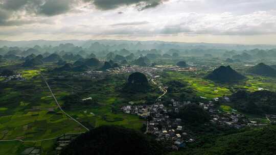 桂林山水喀斯特地貌自然风光