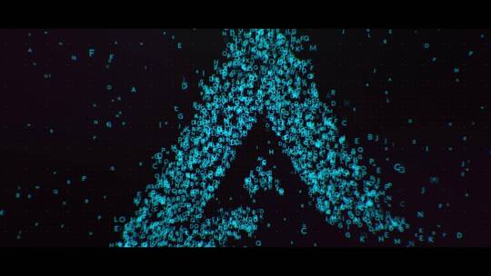 整洁明亮数字颗粒logo演绎AE模板