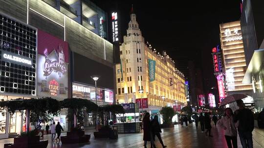 上海南京路夜景