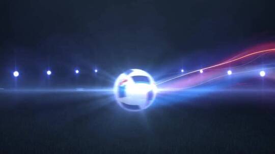 动态足球打开器比赛宣传动画AE模板