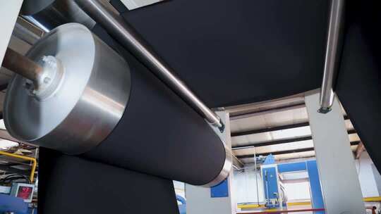 纺织车间，后整理，布料整理，纺织