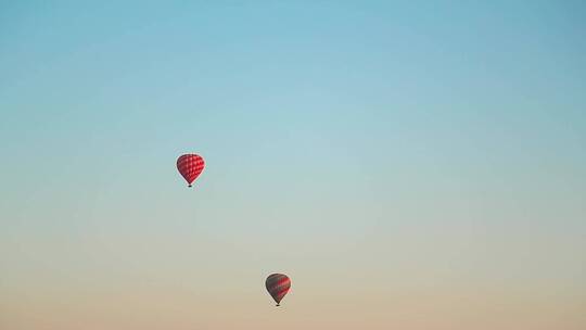 空中的热气球