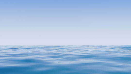 蓝色背景和水面无限循环