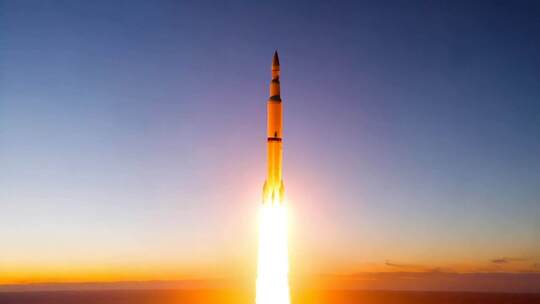 火箭升空场景