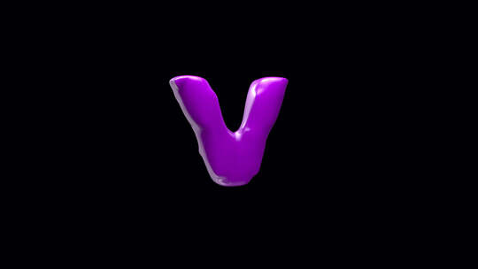 字母包A到Z小写字母紫色