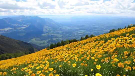 大地之春 山花烂漫 清新自然生机