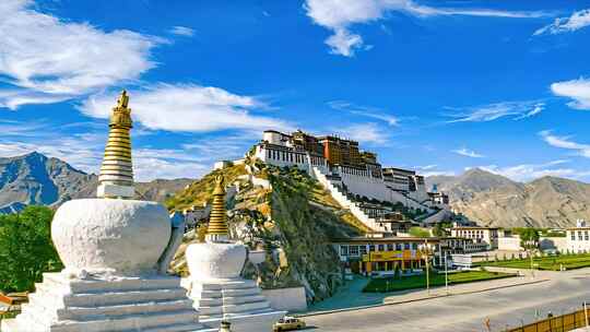 西藏人文自然风光 然乌湖纳木错 布达拉宫