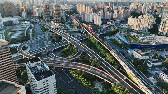 漕溪北路高架航拍