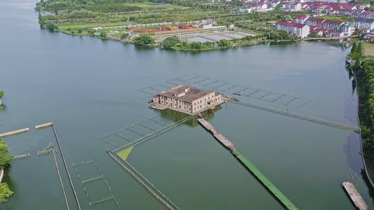 乡村渔民水上住宅