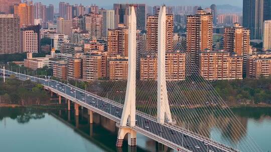 4K航拍广东惠州合生大桥10
