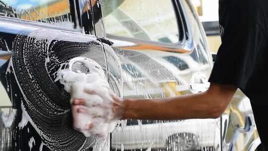 擦车洗车清洁车辆