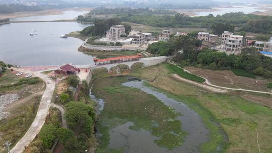 大气 航拍 福建 泉州 城市 闽南 河流 风光