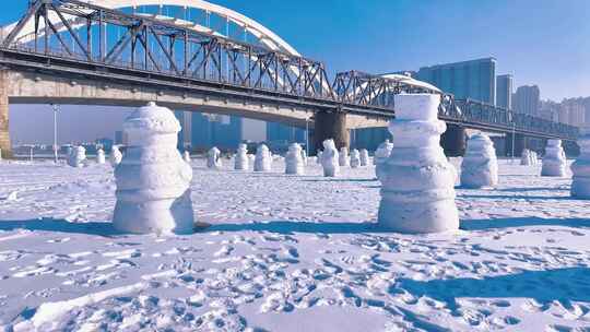 4k合集松花江冰雪娱乐项目宣传片