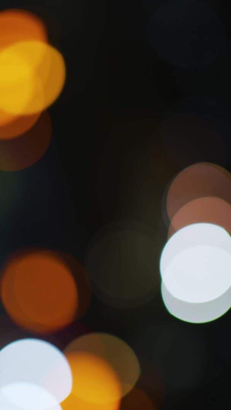 夜晚光斑虚化背景画面