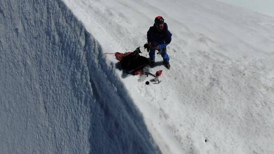 登雪山 攀登高峰