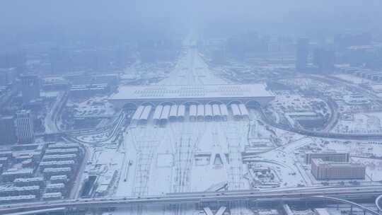 风景 冬季 冬天 雪景 下雪