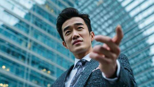 商务合作商务人士商务签约商务握手商务办公