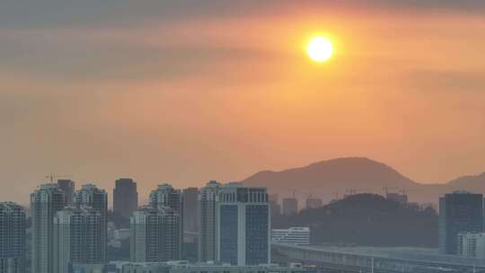 福建省厦门市集美区集美大道立交桥航拍