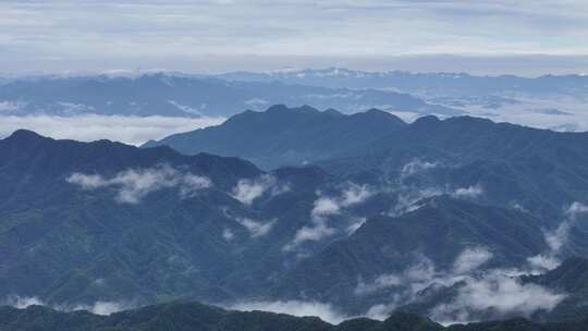 美丽中国河南伏牛山老界岭自然风光