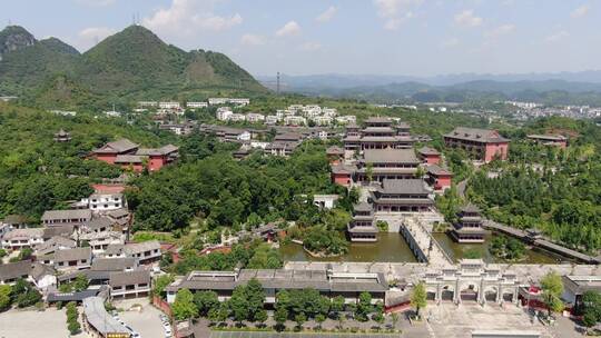 贵州大兴国寺古建筑航拍