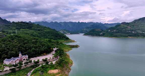 中国贵州兴义万峰湖风景区自然风光