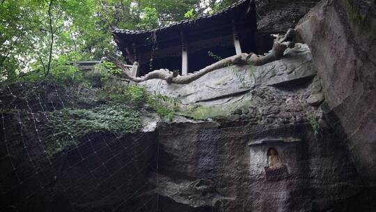 杭州宝石山景区金鼓洞景点