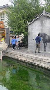 济南曲水亭街，老街道小桥流水家家泉水