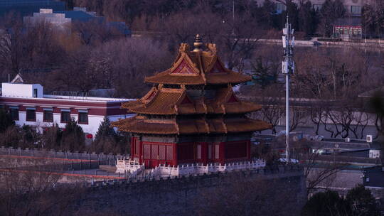 北京 故宫 角楼 日出 5-Z9 Corner Tower