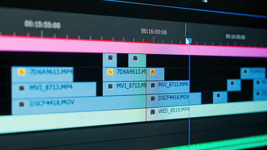视频剪辑软件后期时间线