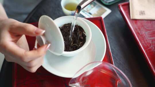 中国传统文化茶道茶艺泡茶醒茶沏茶全过程