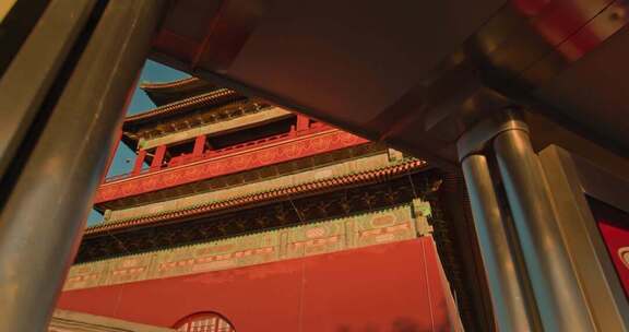 秋天的北京鼓楼 北京人文