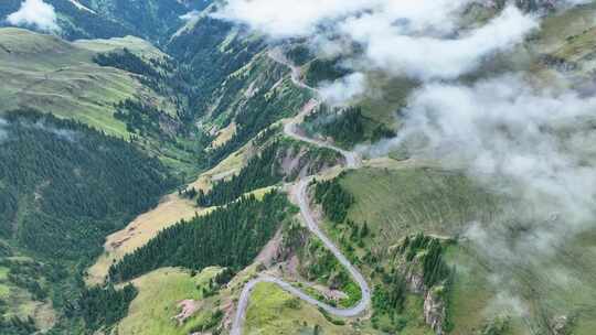 云雾盘山公路