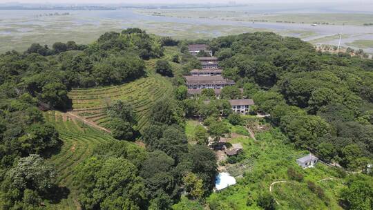 航拍湖南岳阳城市旅游景点宣传片