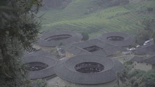 福建土楼村落村庄客家土楼群