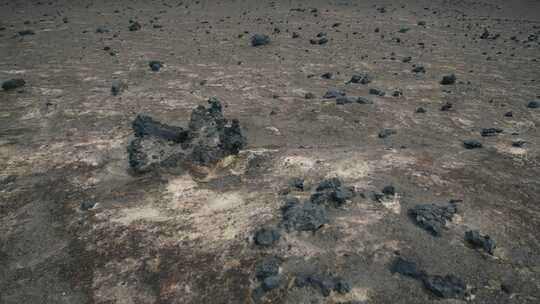 火山，石头，火山口，荒凉