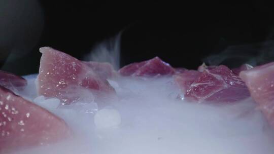 猪肉肉山美食食材视频素材模板下载