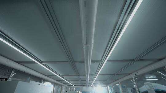 现代化科技工业自动化视频保湿喷雾车间