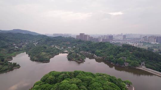 成都龙泉山城市全景