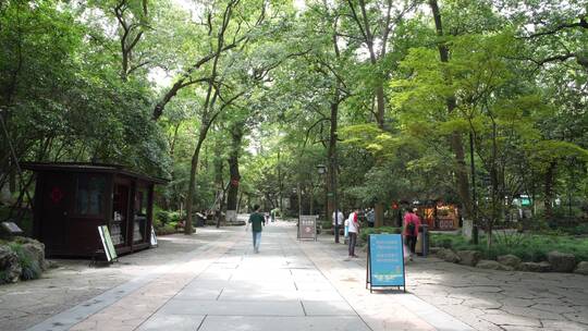 杭州飞来峰灵隐寺大门视频素材模板下载