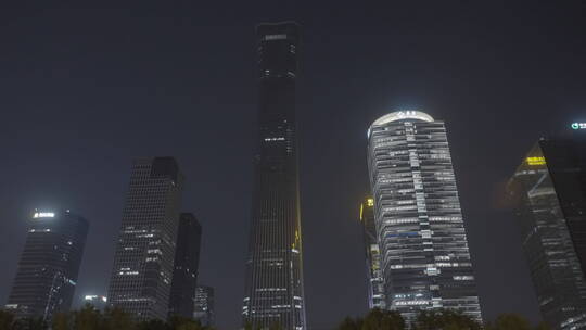 城市夜景 夜景车流