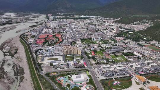 林芝市航拍空镜