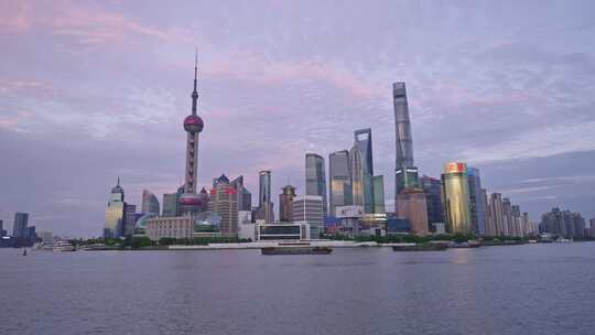 上海陆家嘴城市天际线