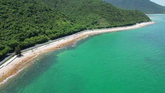 深圳文旅大鹏半岛杨梅坑海滨栈道海岸线