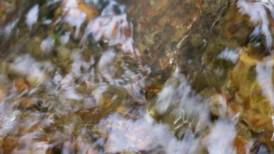 河边流水河流河水小溪山泉泉水水流唯美升格