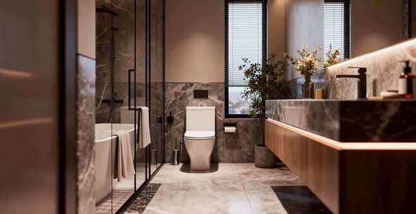 现代风格卫生间室内素材