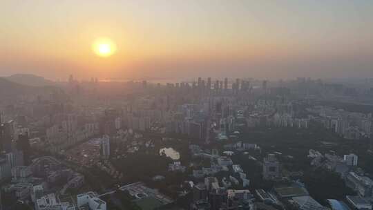 深圳湾汉京金融中心大厦航拍