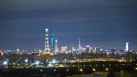 上海夜景 上海夜景延时 城市夜景 城市大景